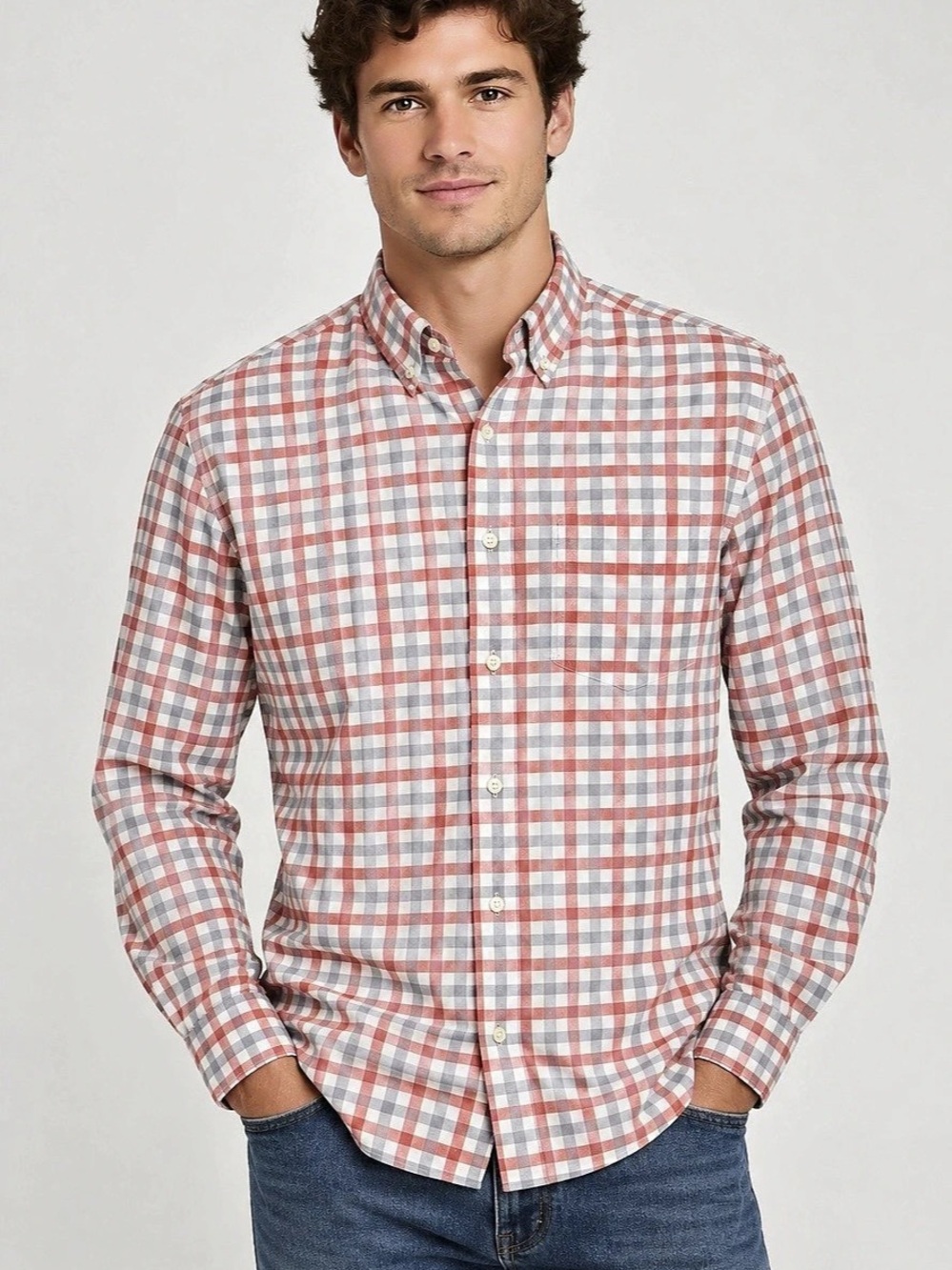 J.Crew Lightweight Shirt Plaid Cotton Shirt Size X-Small